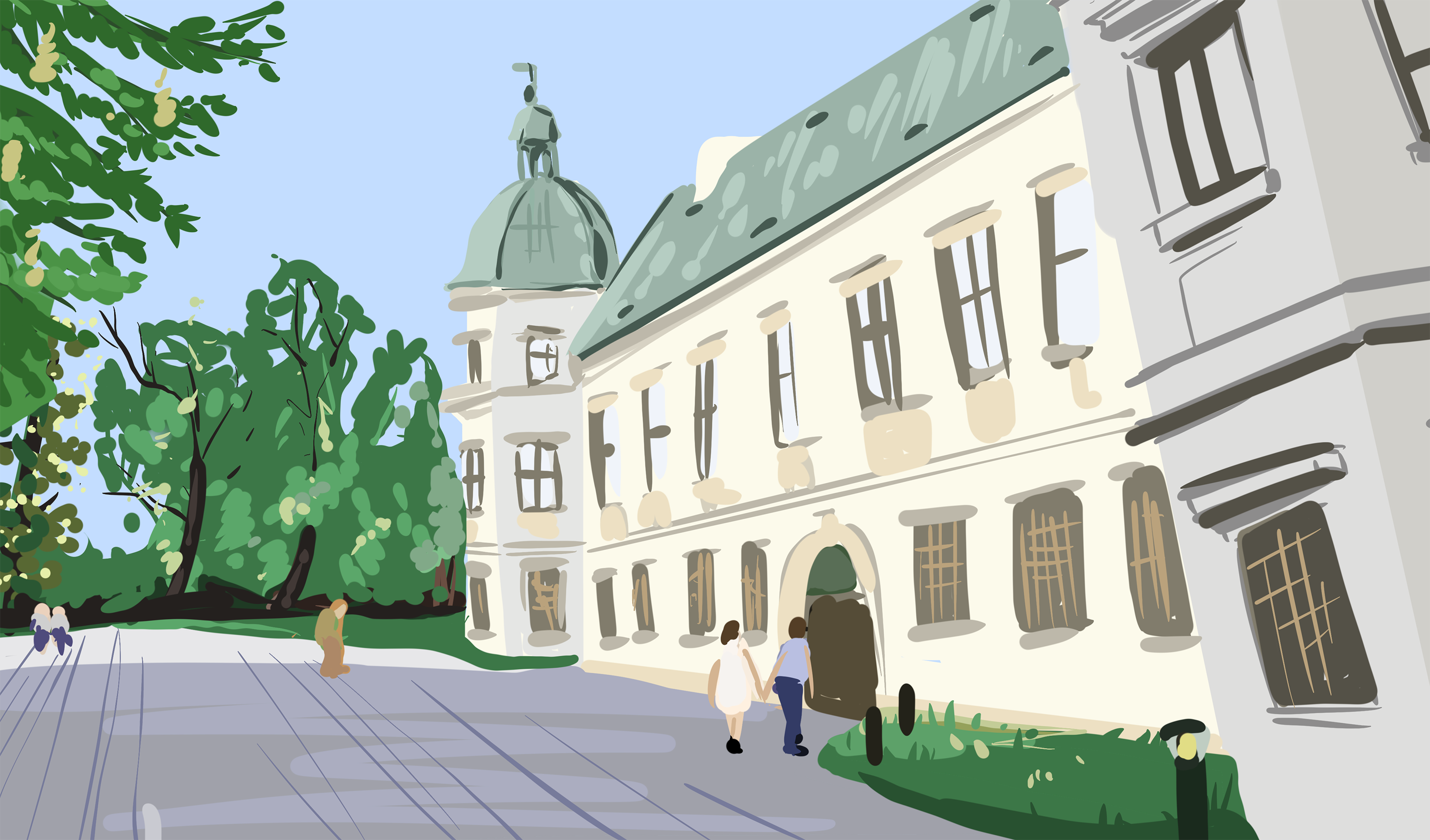 Étude paysage en quelques minutes