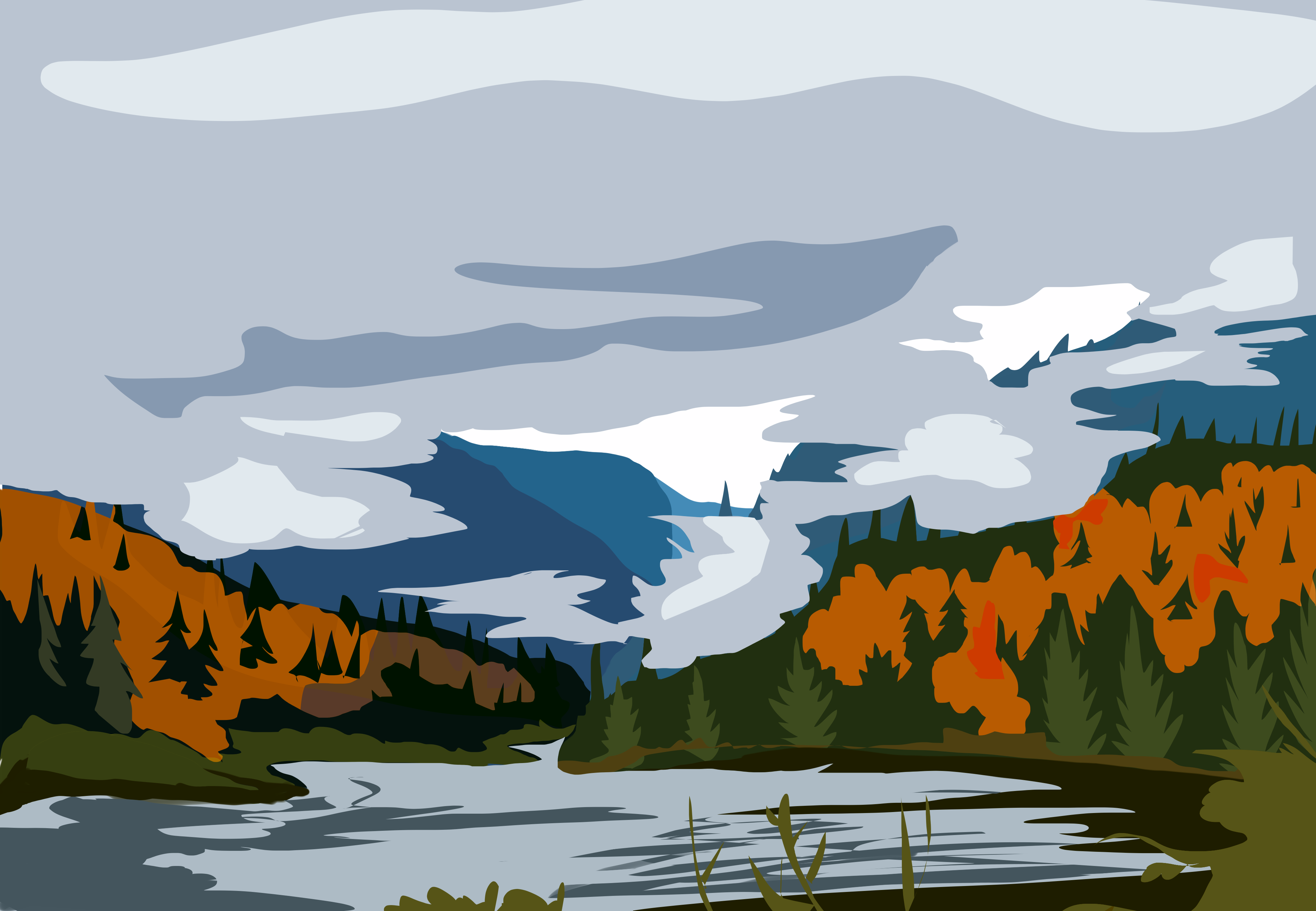 Étude paysage en quelques minutes