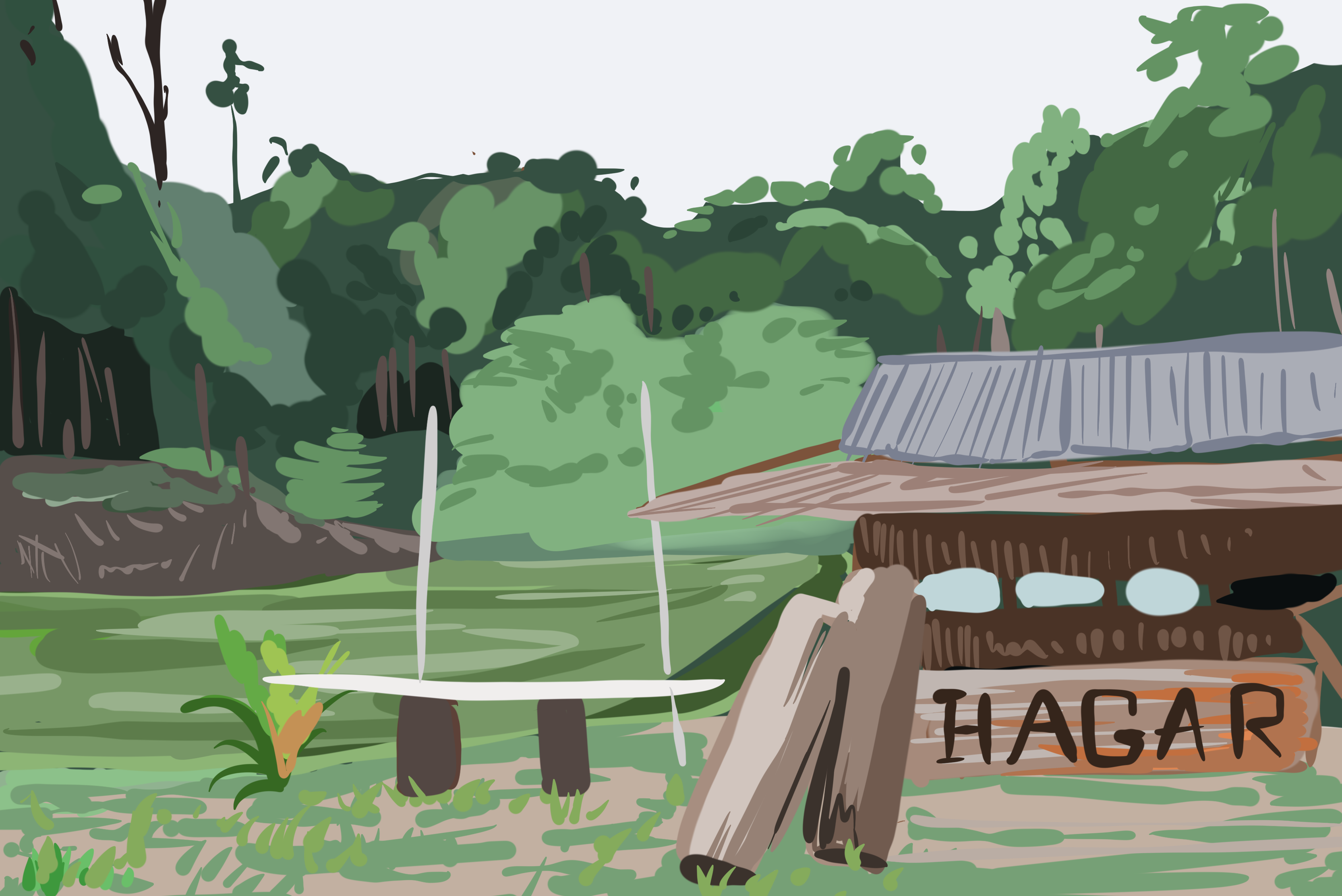 Étude paysage en quelques minutes